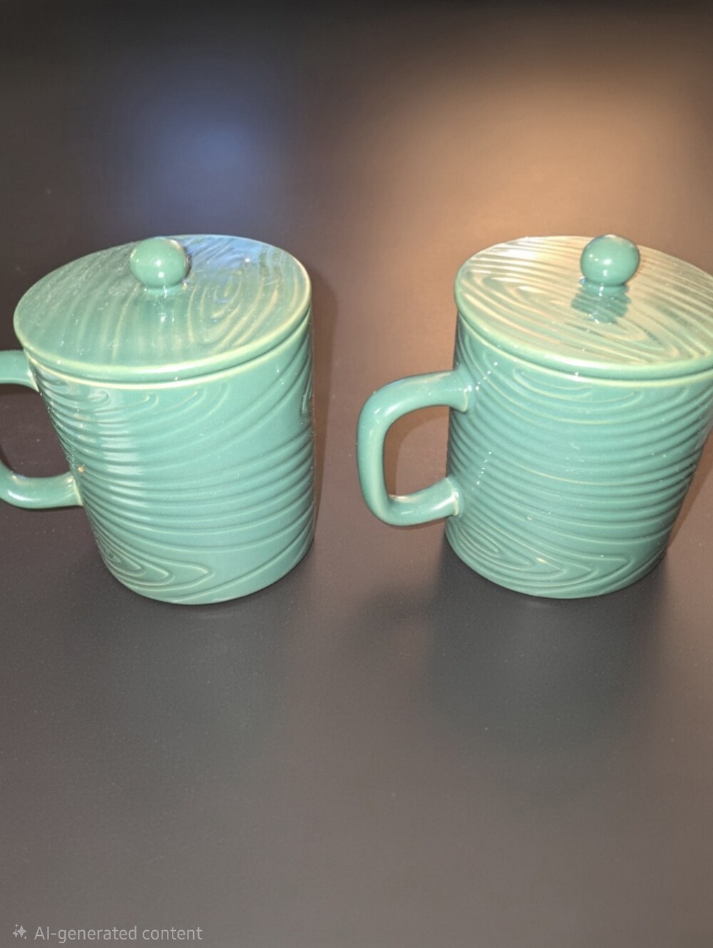 Temp-tations Woodland Set of (2) 22oz  Mugs with Lids